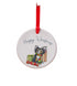 Chihuahua Ceramic Circle Decoration